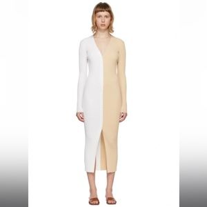 Staud shoko colorblock dress size XS